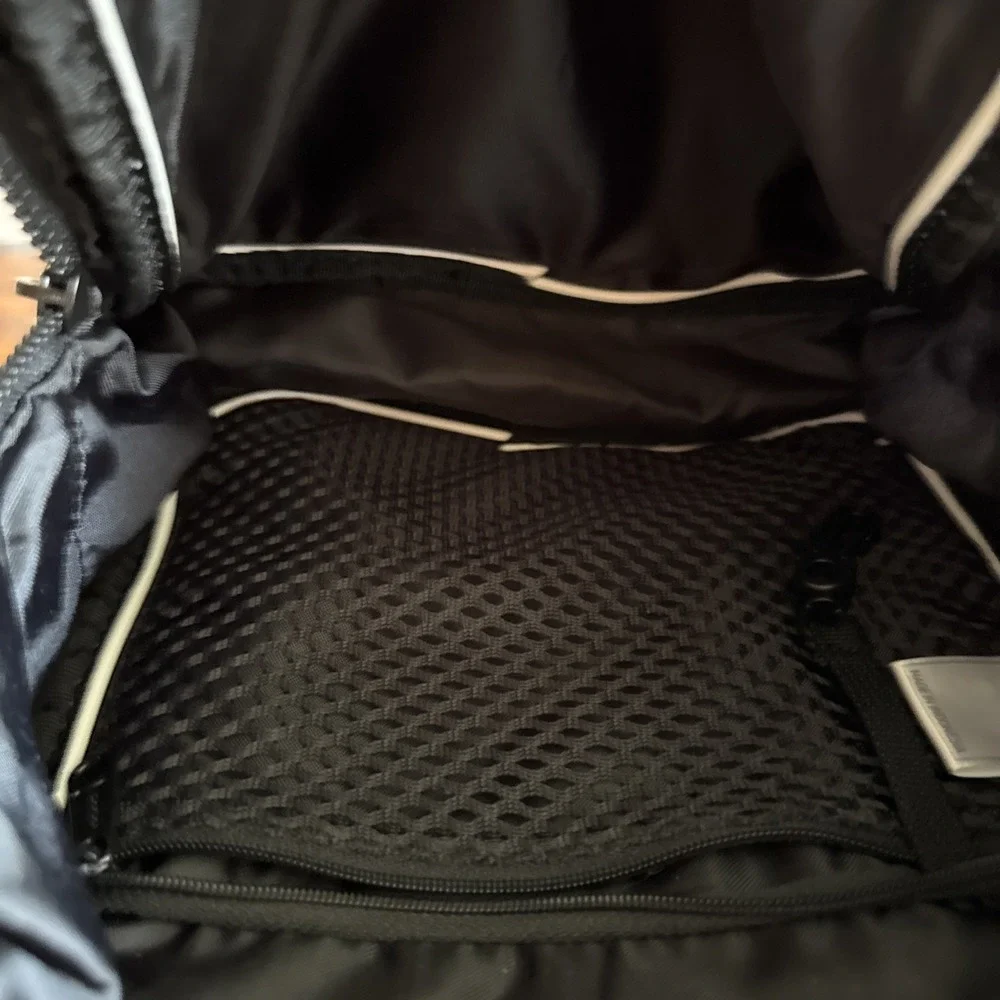 Adidas Core Mini Backpack Smoke Grey Multi-Zippered ‎ 4018